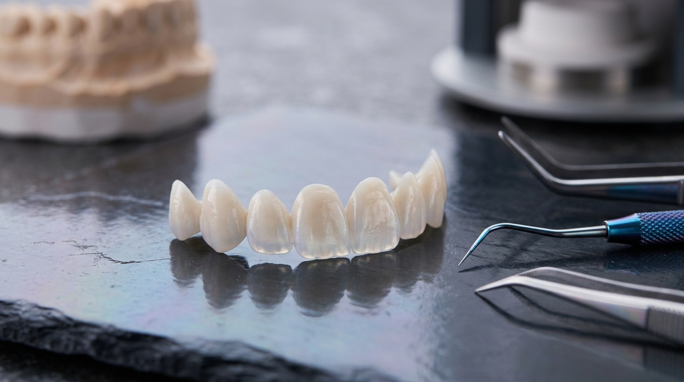 Lâminas cerâmicas ultrafinas translúcidas de dissilicato de lítio E.max